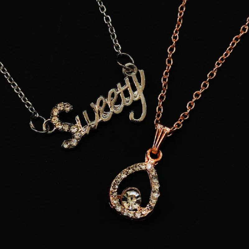 Personalized Jewelry Sale – Unique Pieces At Great Prices JewelMaze Pendant Jewellery Combo