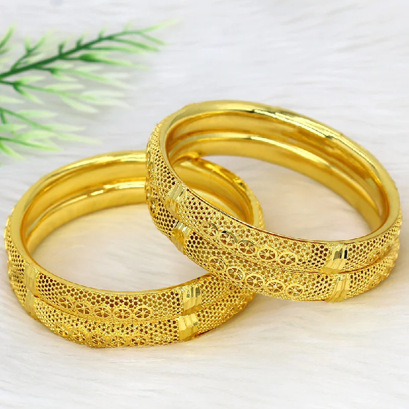 Bestselling Jewelry At Special Promotional Rates Mahavir Dye Gold Plating Bangles Set