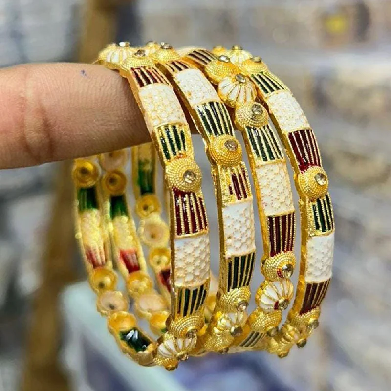 Trending Jewelry Now At Unbeatable Prices Manisha Jewellery Gold Plated Bangle Set