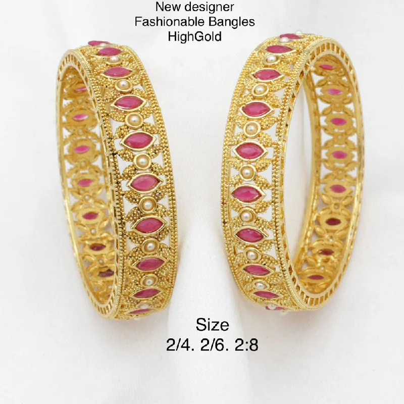 Eco-Friendly Sustainable Jewelry For Conscious Buyers Manisha Jewellery Gold Plated Bangle Set