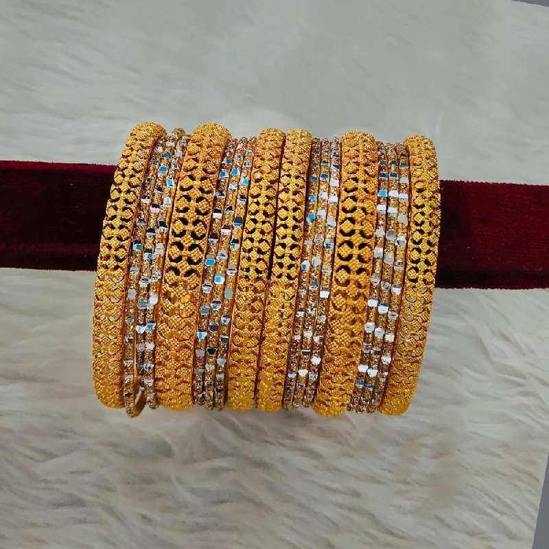 Shop Dazzling Jewelry With Special Promotional Discounts Manisha Jewellery Gold Plated Bangles Set