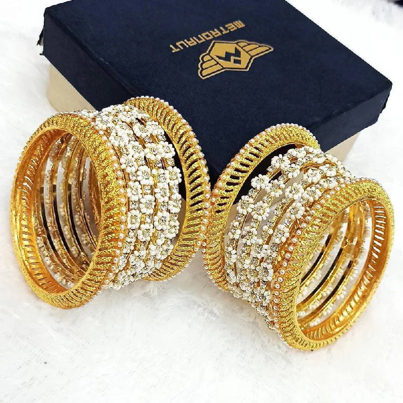 Stunning Jewelry At Even More Stunning Prices Manisha Jewellery Gold Plated Bangles Set