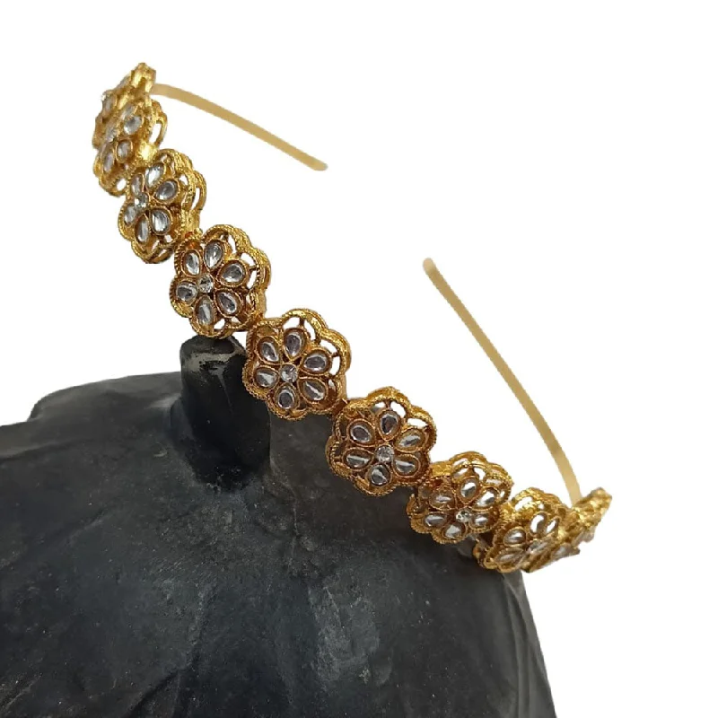 Your Perfect Accessory Now At The Best Price Padmawati Bangles Gold Plated Kundan Hair Band