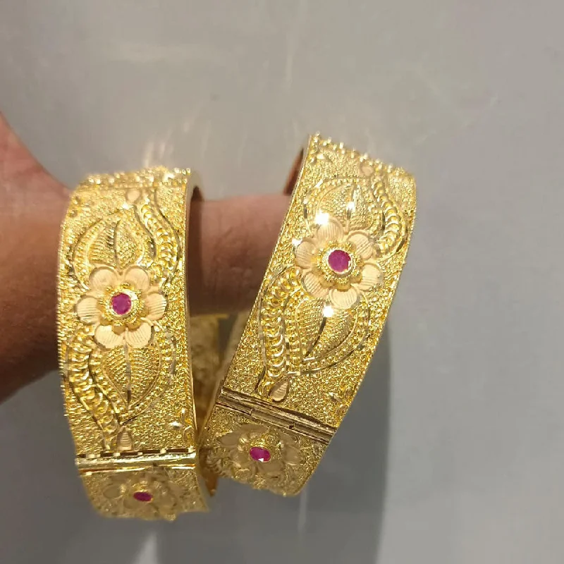 Glamorous Jewelry, Glamorous Deals – Shop Now Pari Art Jewellery Forming Gold Openable Bangle Set