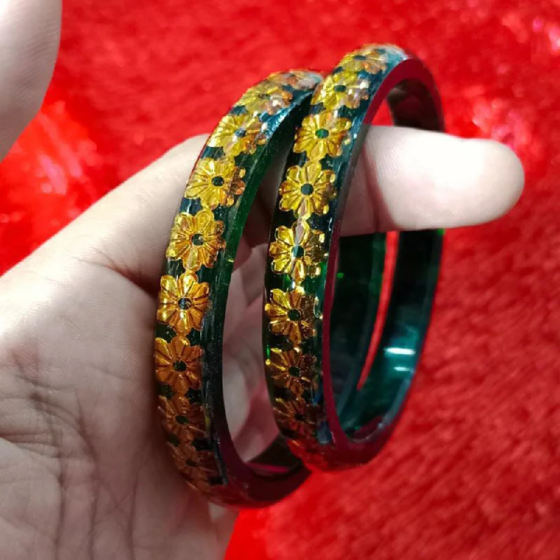 Limited-Time Offer On Elegant Jewelry Pieces Pooja Bangles Acrylic Bangle Set