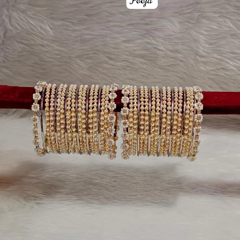 Shop High-Quality Jewelry At Jaw-Dropping Discounts Pooja Bangles Gold Plated  Bangle Set