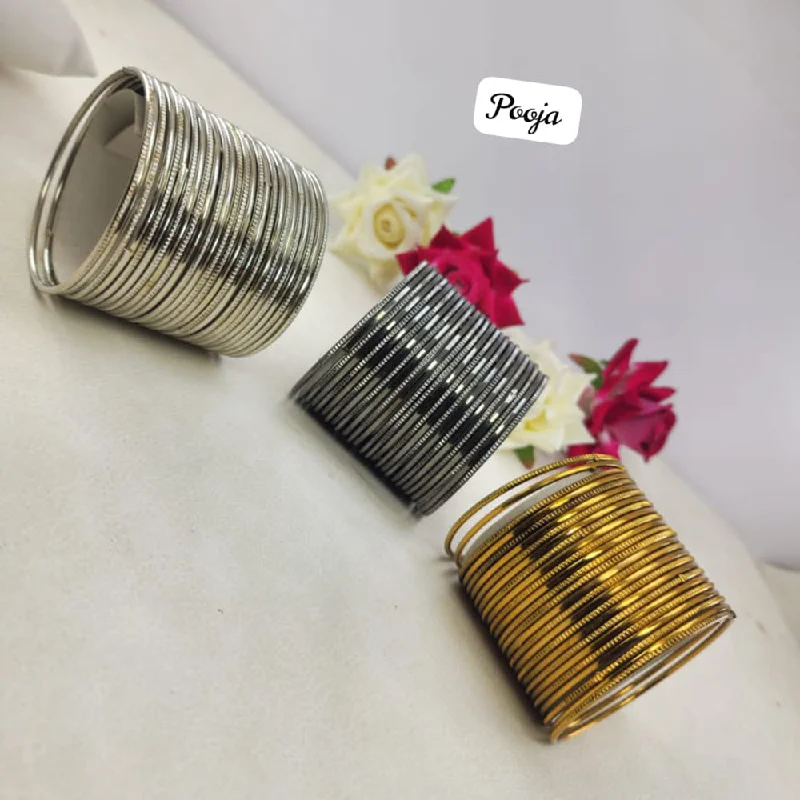 Sparkle More For Less – Jewelry Sale Happening Now Pooja Bangles Gold Plated  Bangle Set