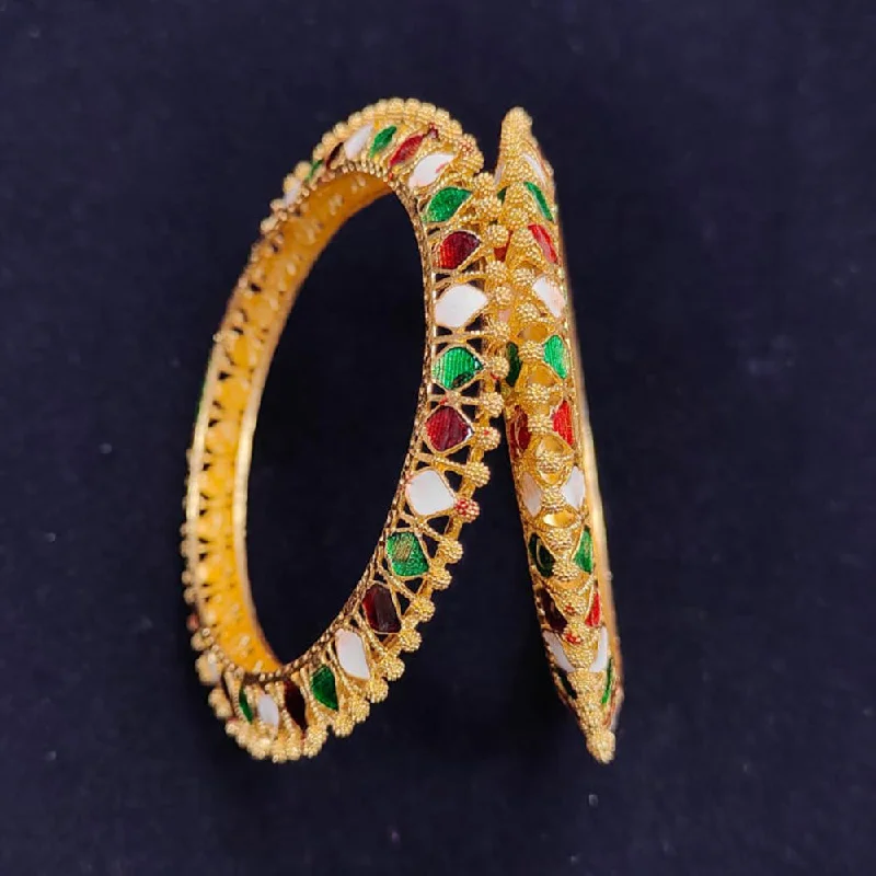 Jewelry Clearance Event – Stock Up Before It's Over Pooja Bangles Gold Plated Bangle Set