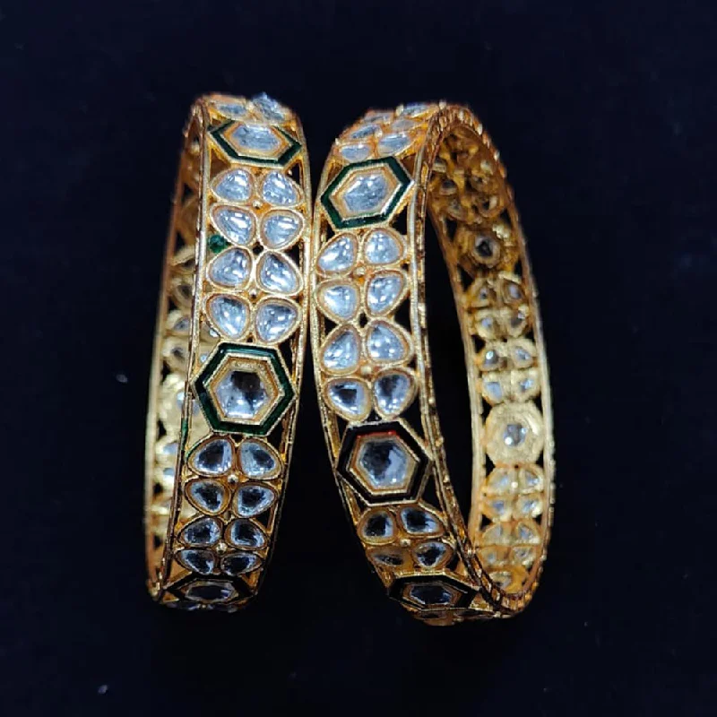 Get The Sparkle You Love At Prices You Adore Pooja Bangles Gold Plated Bangle Set