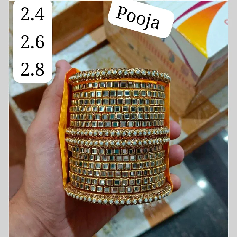 Bold And Beautiful Jewelry Now At Irresistible Prices Pooja Bangles Gold Plated Bangles Set