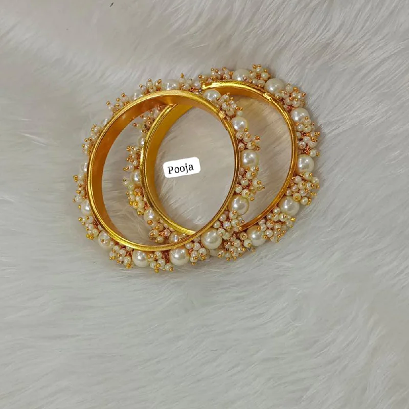 Elevate Your Outfit With Discounted Statement Jewelry Pooja Bangles Gold Plated Bangles Set