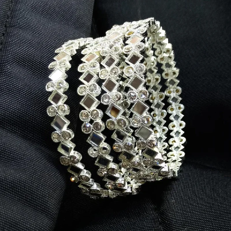 Jewelry Clearance Event – Stock Up Before It's Over Pooja Bangles Silver Plated Bangles Set