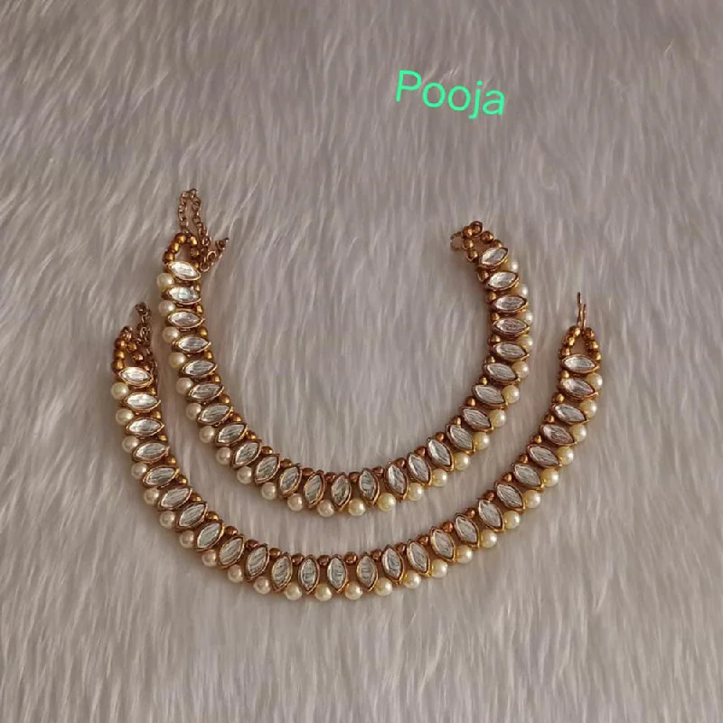 Special Sale On Handcrafted Jewelry – Shop Today Pooja Bangles Gold Plated Crystal Payal