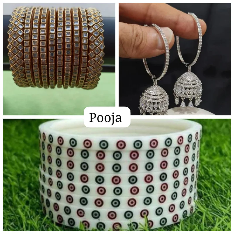 Elegant Jewelry, Affordable Luxury – Shop Now Pooja Bangles Gold Plated Jewellery Combo