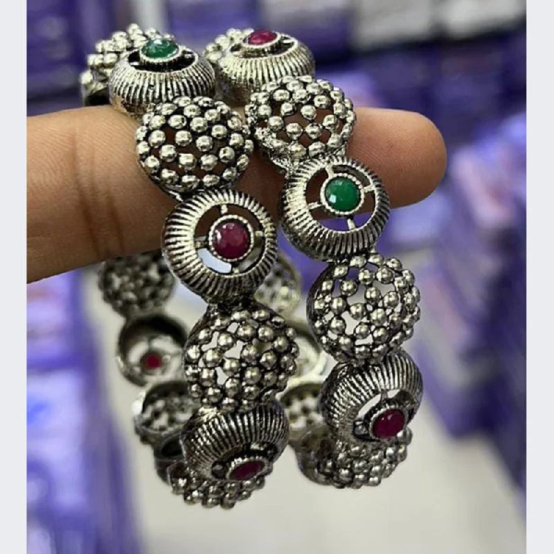 Luxury Jewelry Sale – Sparkle For Less Pooja Bangles Oxidised Plated Bangles Set