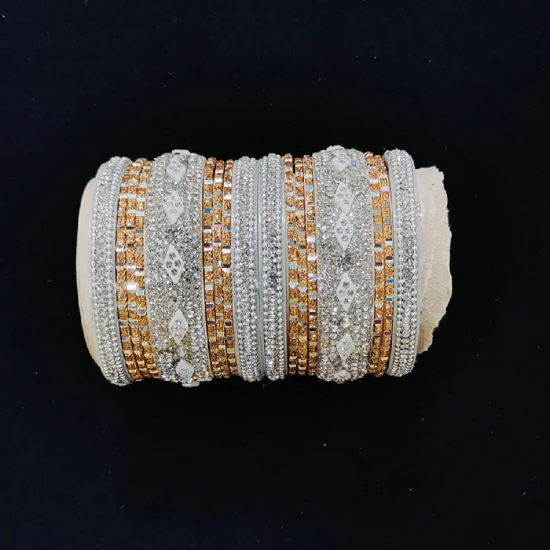 Your Dream Jewelry At Dream Prices – Shop Now Pooja Bangles Silver Plated Bangle Set