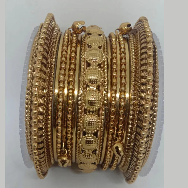 Limited-Time Jewelry Sale – Elegant Styles At Less Shree Asha Bangles Gold Plated Bangles Set - P.CH.105