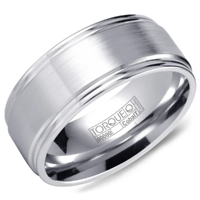 Flash Sale On Stunning Jewelry – Don't Miss Out Torque Cobalt Collection 9MM Wedding Band with Brushed Finish CB-2135