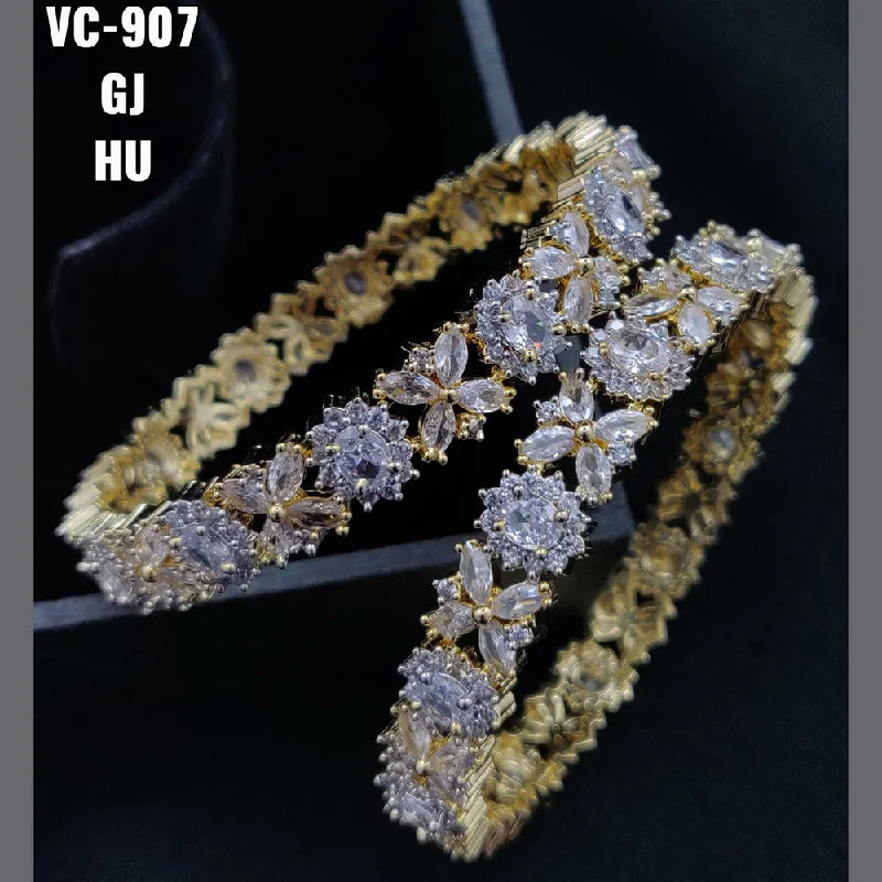 Exclusive Jewelry Sale – Limited-Time Discounts Vivah Creations  AD Stone Bangles Set